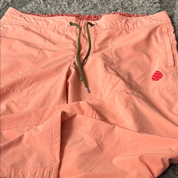 STIO Peach Pants with Green Drawstring - Picture 1 of 4